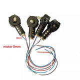 Drone motor base spare parts kit with motors and multicolor wiring harness