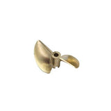 1PC Two-blade Copper Propeller 48mm Brass Propellers 4mm Hole Props CW P1.4 Paddle for RC Jet Boats Drone
