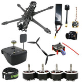 7-Inch FPV Racing Drone with 2207 1850Kv Motor 5.8G 1.6W 2.5W Maximum 1.5kg Payload UAV with High Performance Drone