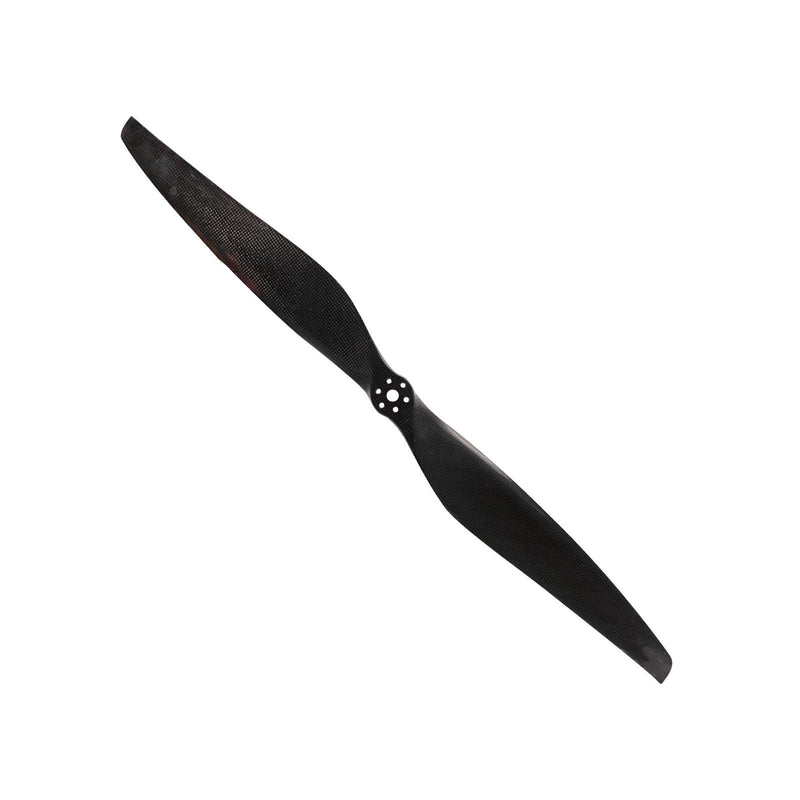 Large two-blade carbon fiber drone propeller, 30–42 in, black
