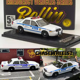 Rollin 1:64  Ford CV NYPD / LAPD Police Car Crown Victoria Diecast Models Car Toy