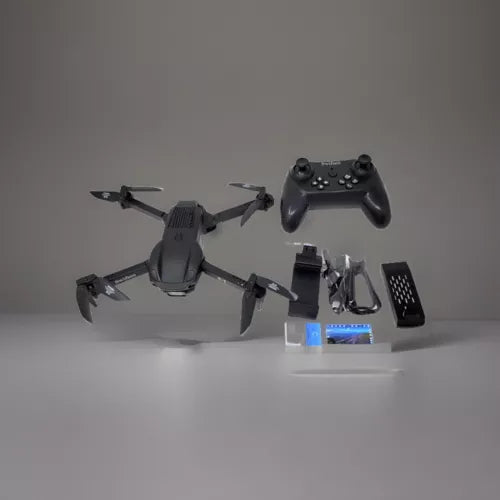 Mini drone with camera, remote controller, and accessory kit
