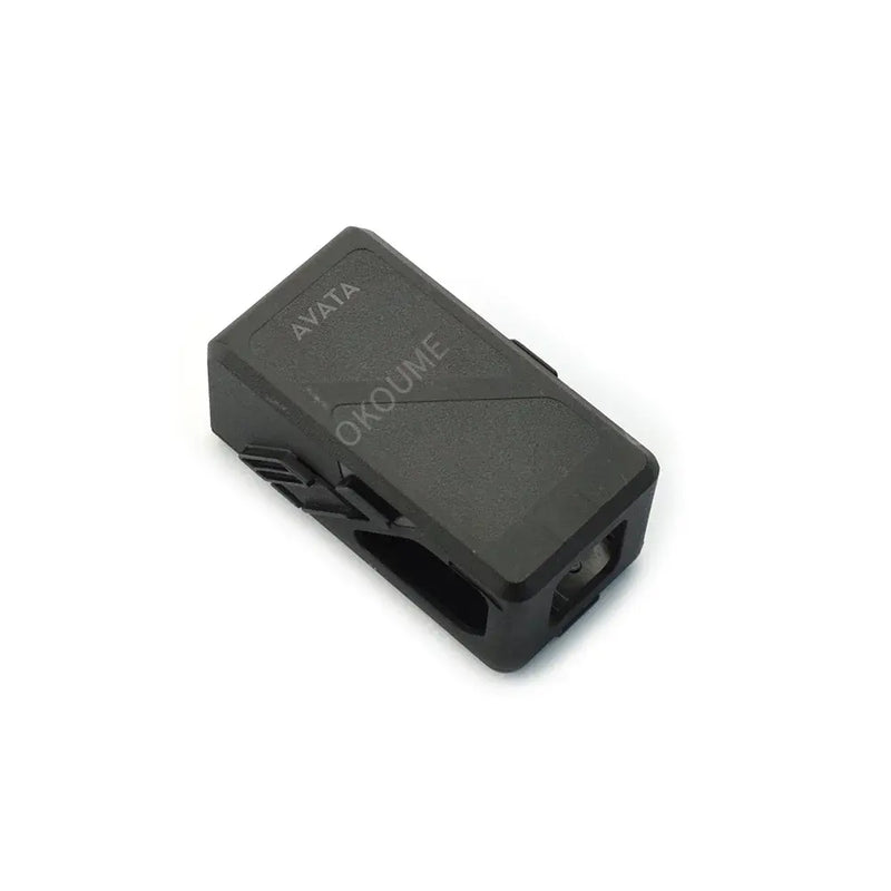 DJI Avata battery shell, dark gray molded case with AVATA label and open connector