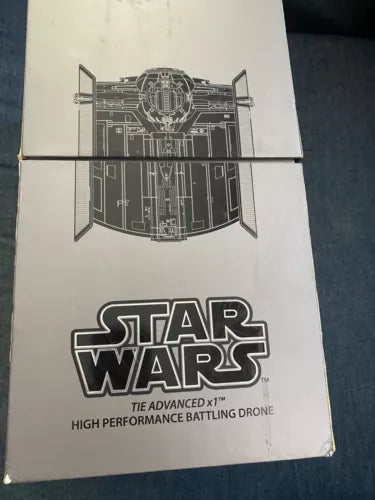 Star Wars Tie Advanced x1 battle drone box with logo and title text