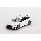 Mgt00701-Mj 1/64 Audi Abt Rs6-R Glacier White Metallic Left Handle Diecast Mini Parts