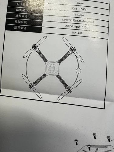 DIY Quadcopter/Drone Frame And Spare Parts Drone