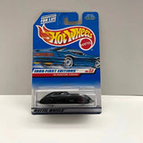 Diecast model car in blister pack, black 1938 Phantom Corsair design