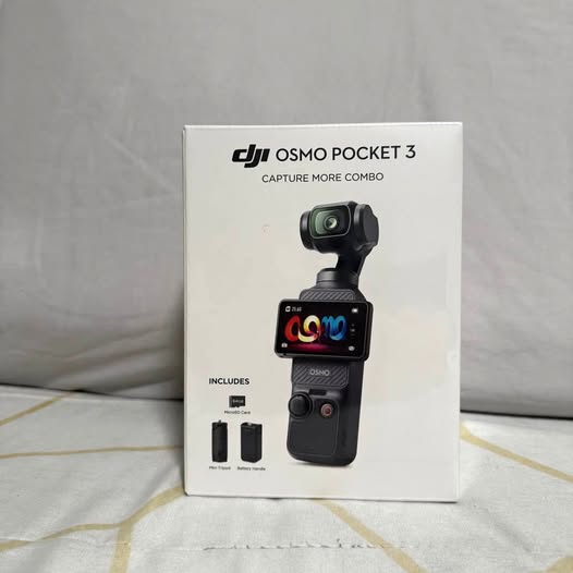 DJI Osmo Pocket 3 capture more combo sealed retail box with gimbal camera