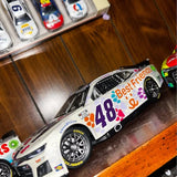 NASCAR diecast race car, white and black, #48 Best Friends graphic
