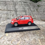 1/43 red Haval H2 SUV diecast model on display base