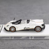 1:64 Scale Flame White Huayra BC Convertible Sports Diecast Resin Car Model Parts