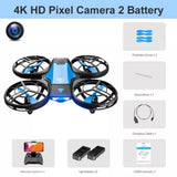 4DRC V8 WIFI FPV Drone Wide Angle HD 4K Camera Height Hold RC Foldable Quadcopte Drone