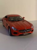 Kinsmart Mercedes Benz AMG GT 1:36 Scale Red Diecast Car Vehicle Pull Back Toy