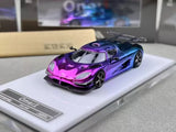 ZD HKM 1:64 Electroplated Blue One 1 Racing Sports Model Diecast Metal Car BN Parts