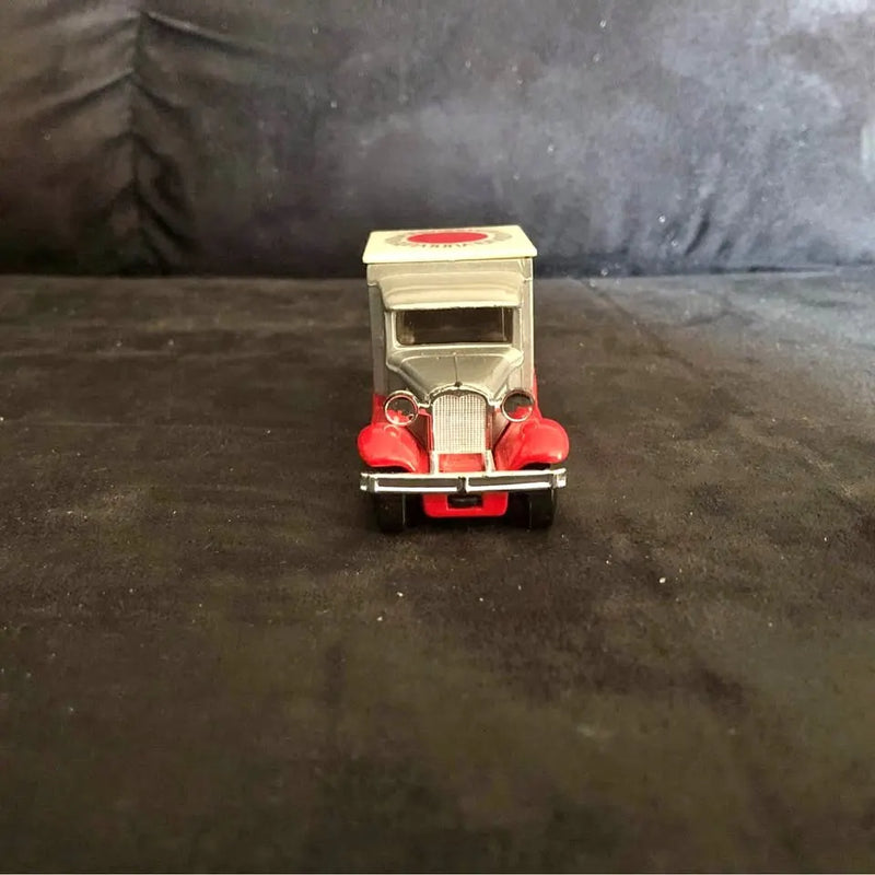 UNLV diecast truck Burlington NJ, cream cab with red front grille