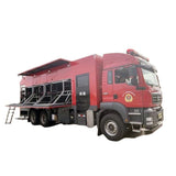 ISUZU MAN 4x4 6x6 Dji UAV Drone Transfer Vehicle the Overall Scheme for Transporting Drones Large Rotorcraft Transport Vehicle