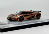 GRYNING 1:64 Scale Gold Agera RS Super Racing Sports Diecast Resin Car Toy Gift Parts