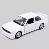 1:36 BMW M3 1987 Model Car Diecast Toy Car Pull Back Vehicle Boys Toys White Toy