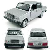 Silver 1:32 diecast toy model car with detailed front grille and headlights.