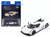 KOENIGSEGG JESKO ABSOLUT CRYSTAL WHITE 1/64 DIECAST MODEL CAR BY POSTERCARS H06B Parts
