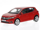 Dacia Sandero 2021 red Fusion red diecast model car 509021 Norev 1:43 Parts