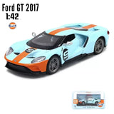 CCA Gulf Gas Station Series Ford GT Volkswagen Beetle McLaren Car Model Diecast Toy