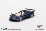 TSM MINI GT 1/64 PAGANI Zonda-HP Open Car Metal Diecast Model Car Blue Gifts Parts