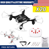 Cheerwing Syma X20 Mini Drone RC Nano Quadcopter W/Auto Hovering 3D Flip For Kid Drone