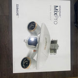 Underwater scooter with two propellers and remote control in retail box