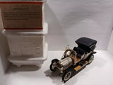1:24 scale Packard Victoria diecast car, black body with chrome trim on base