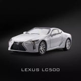 ED Enchery 1:64 White JDM 2017 LC500 Coupe Sports Model Diecast Metal Car New Toy