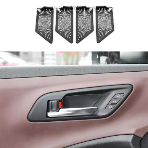Blue Hongkong taxi diecast sedan model door handle with control buttons