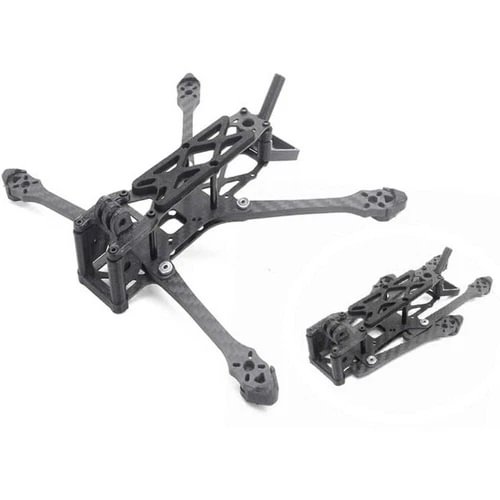 185mm 4" Folding Carbon Fiber FPV Racing Drone Frame Kit Drone