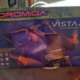 Vista FPV camera drone box with illustrated drone and FPV controller screen