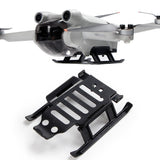 Drone landing gear protection bracket accessory, black with gray details