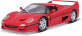 Ferrari F50 Red Diecast Model Car Toy 1:24 Scale Collectible Bburago Parts