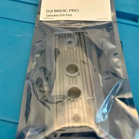 DJI Mavic Pro bottom cover with screw openings and ribbed panel