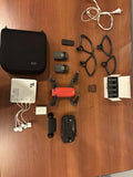 DJI Drone Spark Bundle W/ Controller 2 Batteries prop guards +more Drone