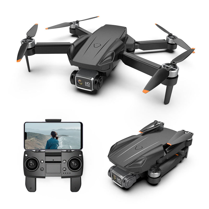Mini quadcopter drone with built-in HD camera and handheld controller