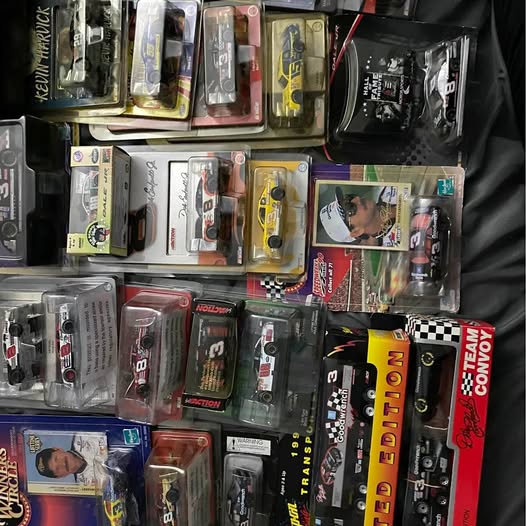 Dale Earnhardt diecast car models in blister packaging, assorted designs