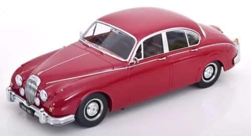 1962 Daimler 250 V8 RHD diecast model car in red, front three-quarter view