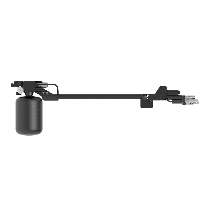 FT10 drone flamethrower attachment with dark tank and side nozzle bar