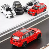 1:64 Jeeps Grand Cherokee SUV Alloy Car Model Diecast Metal Toy Off-road Toy