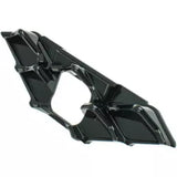 Black glossy diecast car body panel with window cutout