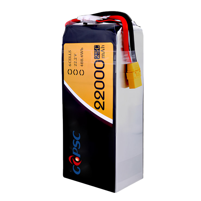 High Discharge Rate 22.8V 6S VTOL UAV Lipo Battery 22000mAh Drone Battery with BMS for RC Model Device Lithium Ion Pack Drone
