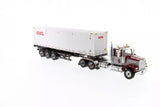 Diecast Masters 71064 Western Star 4900 SF Day Cab Tandem Tractor Maroon&Grey w/ Parts