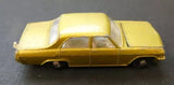 Vintage Matchbox Lesney diecast car #36 Opel Diplomat, yellow sedan side view