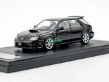 BN 1:64 Furuya JDM Black Impreza WRX STI IX 9 GG Wagon Model Diecast Metal Car Toy