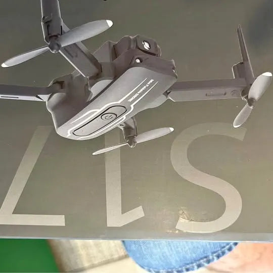 Mabank TX drone with four propellers, top view and front body design