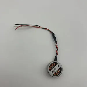 Round mini motor module with red and black wires